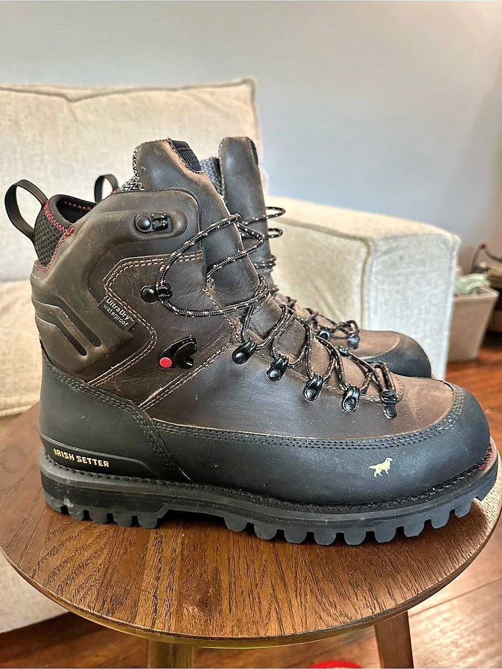 Irish Setter Elk Tracker Waterproof Big Game Hunting Boots Brown & Black US 13 D